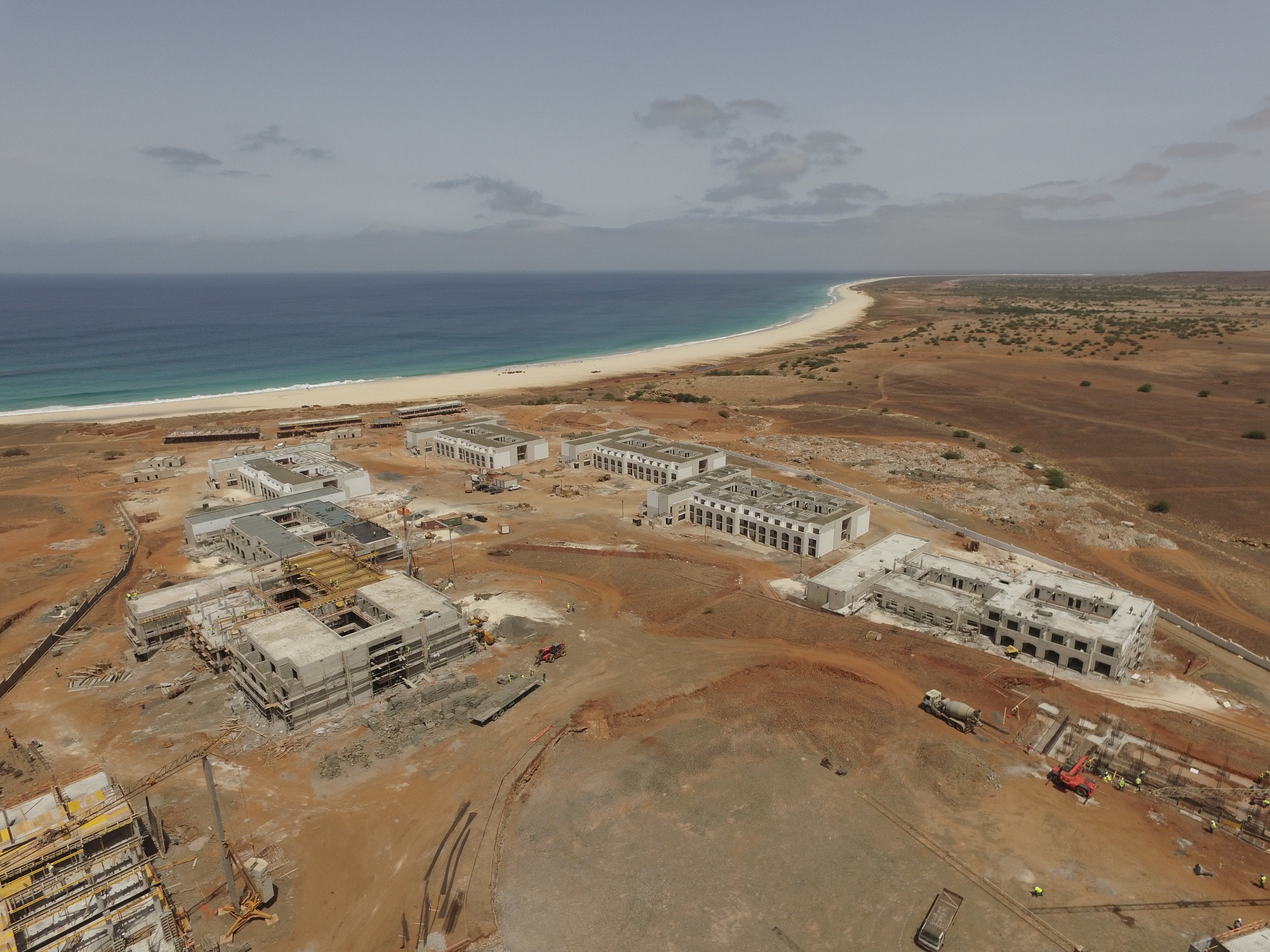 Construction site in the desert