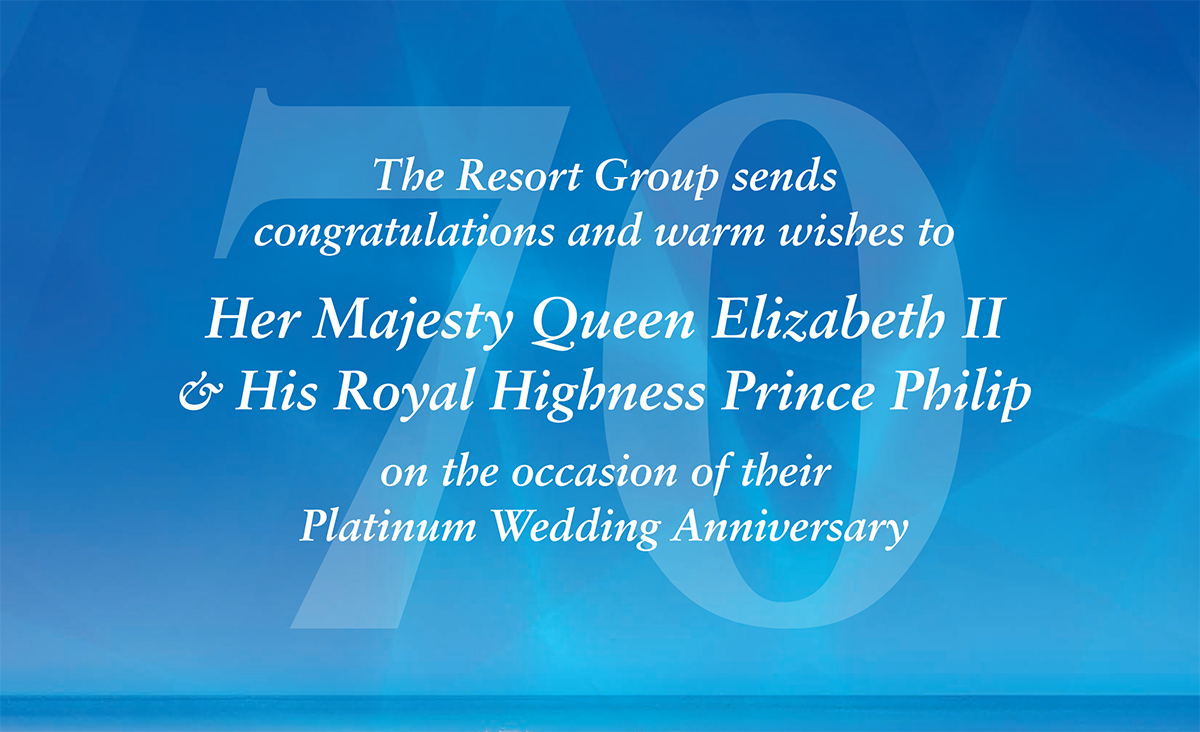 Elizabeth II 70th Wedding Anniversary logo