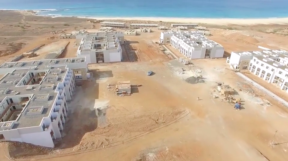 White Sands in construction December