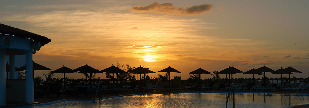 Pool View at Sensimar at Sunset