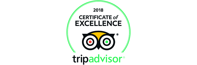 TripAdvisor Certificate of Excellence