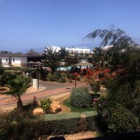 A image of the resort from a belconey